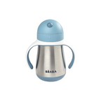 Beaba Stainless Steel Straw Cup - 250 ml