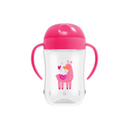 Dr. Brown's Soft-Spout Toddler Cup w/ Handles - Pink Llama - 270 ml
