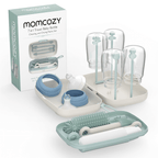 Momcozy Weaning Accessories Push-Press Design Bottle Brush Kit - Classic Style Green