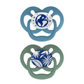 Dr. Brown's Advantage Pacifier, Stage 2, Glow in the Dark, Blue Nature, 2-Pack (PA22004-P4.R1)