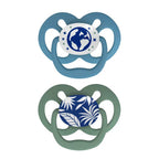 Dr. Brown's Advantage Pacifier, Stage 2, Glow in the Dark, Blue Nature, 2-Pack (PA22004-P4.R1)