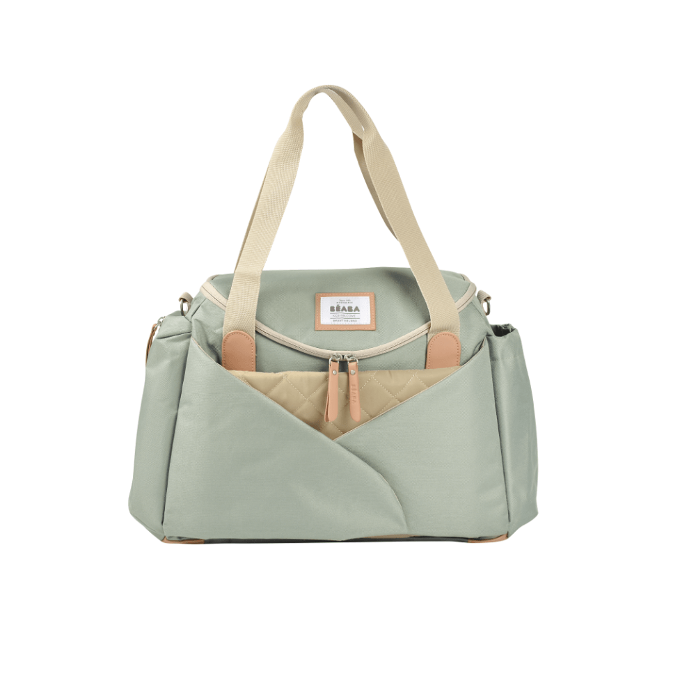 Beaba Sydney Baby Diaper Bag – Multifunctional Travel baby Bag with Large Capacity, Multi-Pocket Organizer with Changing Pad, Insulated Bottle Pouch & Stroller Clips – Ideal for Moms & Dads On the Go
