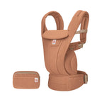 Ergobaby Omni Deluxe Baby Carrier, Lightweight Breathable Soft Mesh, Enhanced Lumbar Support, Adjustable Waistbelt & Cross Straps, Privacy Hood, 4 Carry Positions, 6 Storage Pockets, 3-20Kgs, 0- 4 years ,Canyon Clay