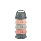 Beaba Stacked Formula Container - Airtight Multifunctional Storage Container for Storing Milk Powder and Baby Food, 4 Interchangeable Compartments, Microwave Safe, Travel Friendly