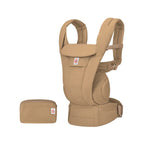 Ergobaby Omni Deluxe Baby Carrier, Lightweight Breathable Soft Mesh, Enhanced Lumbar Support, Adjustable Waistbelt & Cross Straps, Privacy Hood, 4 Carry Positions, 6 Storage Pockets, 3-20Kgs, 0-4 years, Camel