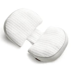 Momcozy Pregnancy Wedge Pillow for Belly Support | Memory Foam - White