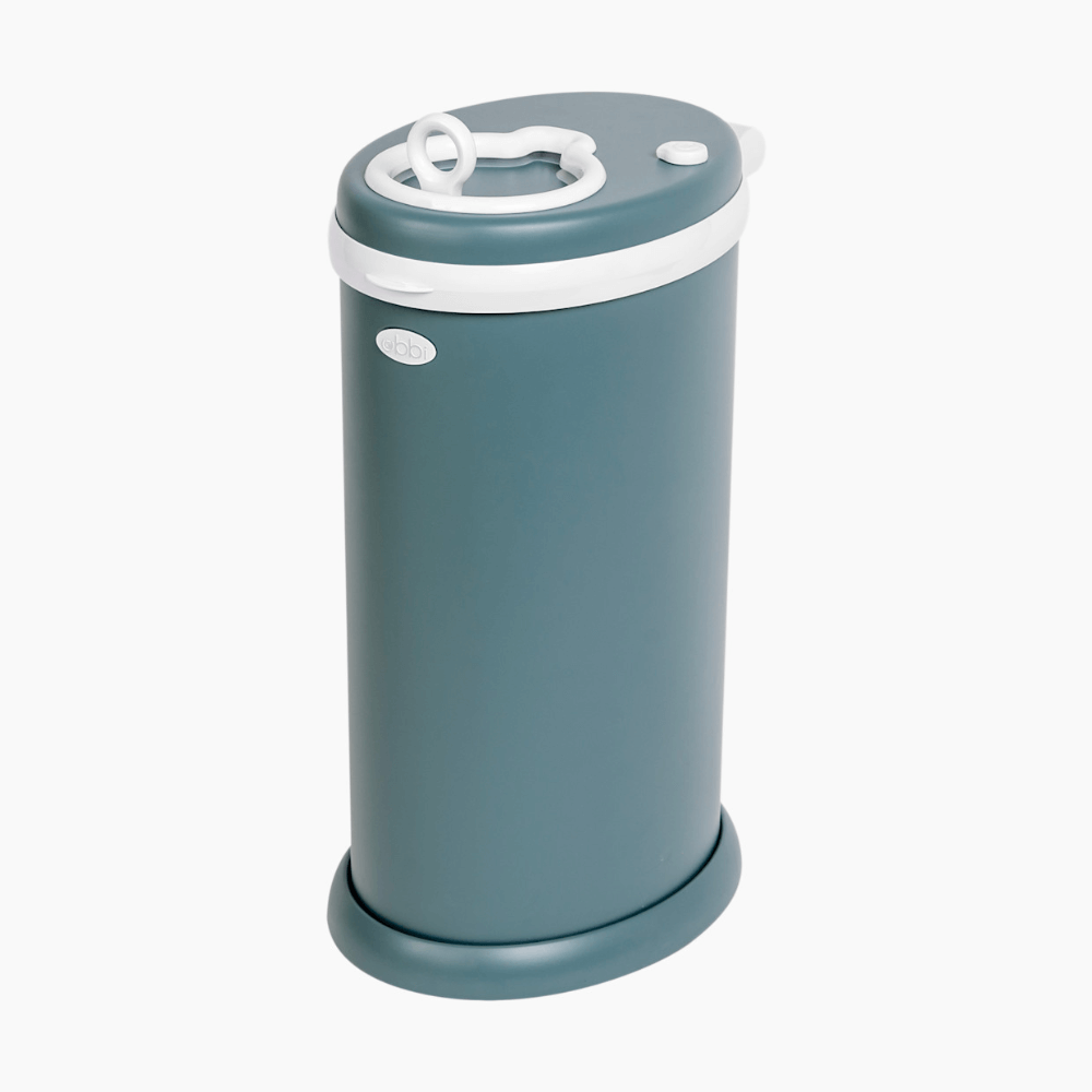Ubbi Steel Odor Locking Diaper Pail - Open Water
