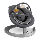 Nuna Leaf Grow Baby Bouncer|Sleek Design|Rock Solid Base with Motion Lock|3 Ergonomic Recline Positions|New Born to 60 kg - Granite