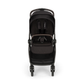Nuna Swiv Baby Stroller-All Wheel 360 Degree Rotation-3 Positions Adjustable Parent Handle Bar-One Hand Fold-Travel System Compatible-Includes Rain Cover, Travel bag, Post Adaptors-2 Years Warranty-For 0 to 4Y (Upto 22 Kg)-Caviar