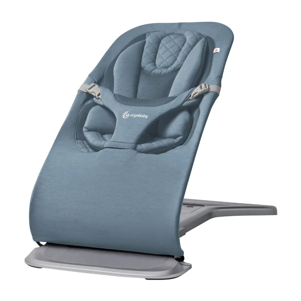 Ergobaby Evolve 3-in-1 Bouncer, Adjustable Multi-Position Baby Bouncer Seat with Newborn Insert, Head to Hip Support, Ergonomic & Lightweight Rocking Chair, Folds Flat for Easy Storage, 2-13 Kgs, 0 - 2 Years