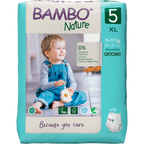 Bambo Nature Premium Baby Pants Diapers for Babies, XL Size (11-17 Kgs), Super Absorbent, Breathable, Extra Soft, Dermatologically Tested, Hypoallergenic Infant Nappies With Wetness Indicator