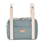 Beaba Mini Paris Baby Diaper Bag – Multifunctional Travel Baby Bag with 5L Capacity, Multi-Pocket Organizer with Stroller Clips, 100% Cotton, Ideal for Moms & Dads