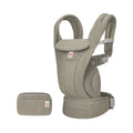 Ergobaby Omni Deluxe Baby Carrier, Lightweight Breathable Soft Mesh, Enhanced Lumbar Support, Adjustable Waistbelt & Cross Straps, Privacy Hood, 4 Carry Positions, 6 Storage Pockets, 3-20Kgs, 0-4 years, Soft Olive