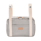 Beaba Mini Paris Baby Diaper Bag – Multifunctional Travel Baby Bag with 5L Capacity, Multi-Pocket Organizer with Stroller Clips, 100% Cotton, Ideal for Moms & Dads