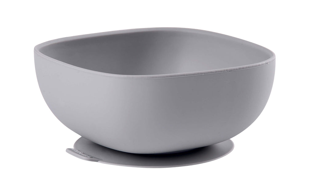 Beaba Silicone Suction Bowl - Non-Slip Baby Feeding Bowl for Self-Feeding & Baby-Led Weaning, Supple and Unbreakable Silicone BPA-Free, 4M+