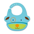 Skip Hop Zoo Fold & Go Silicone Bib