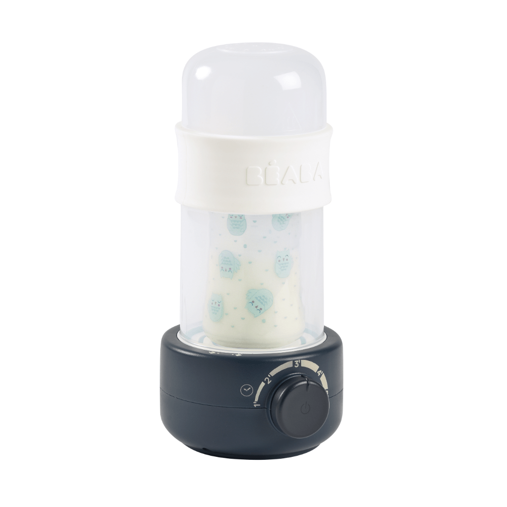 Beaba Baby Bottle Warmer, 3-in-1 Multifunctional, Ultra Fast, Portable, Travel Friendly, Reheats Milk, Baby Food, Compact Design , 0m+