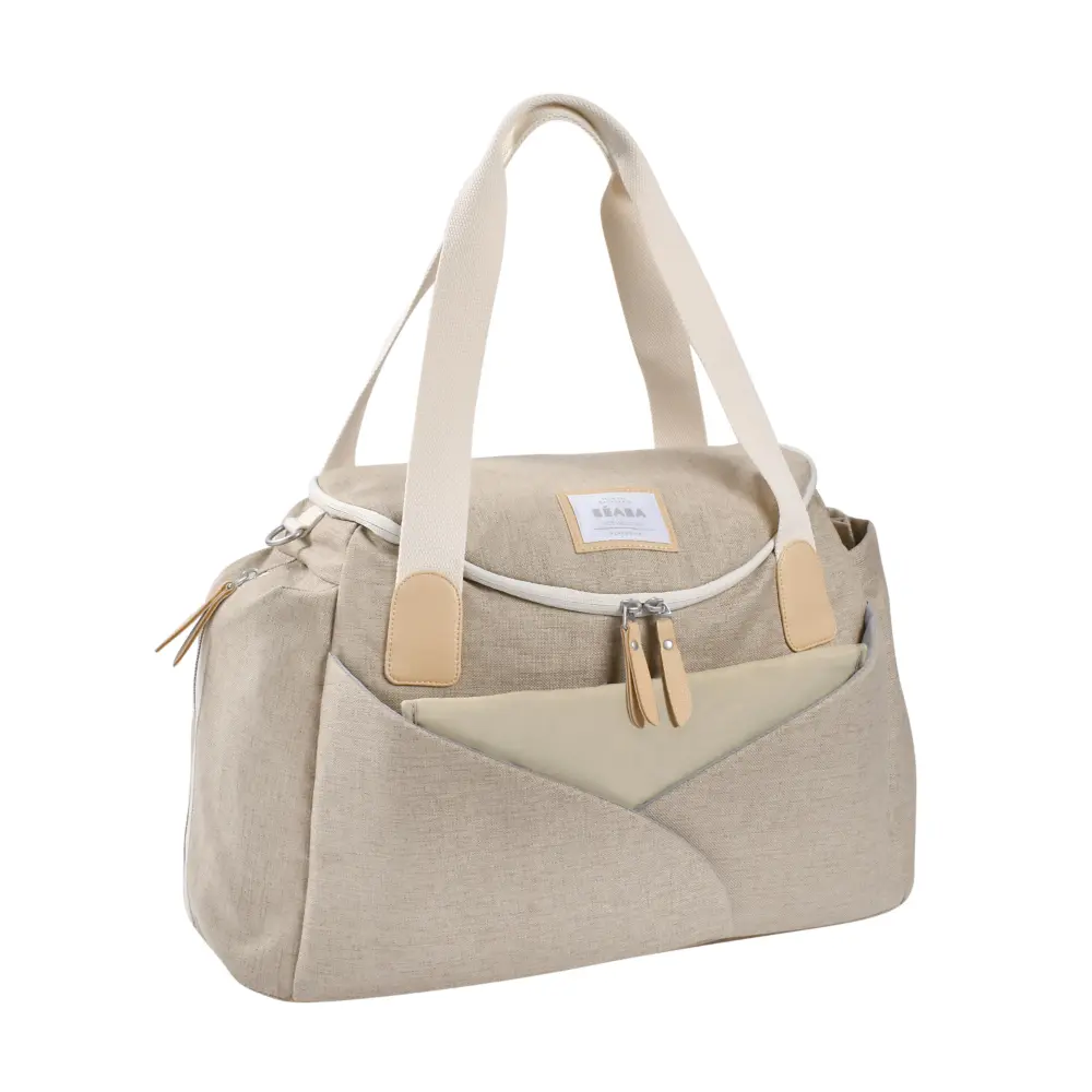 Beaba Sydney Baby Diaper Bag – Multifunctional Travel baby Bag with Large Capacity, Multi-Pocket Organizer with Changing Pad, Insulated Bottle Pouch & Stroller Clips – Ideal for Moms & Dads On the Go