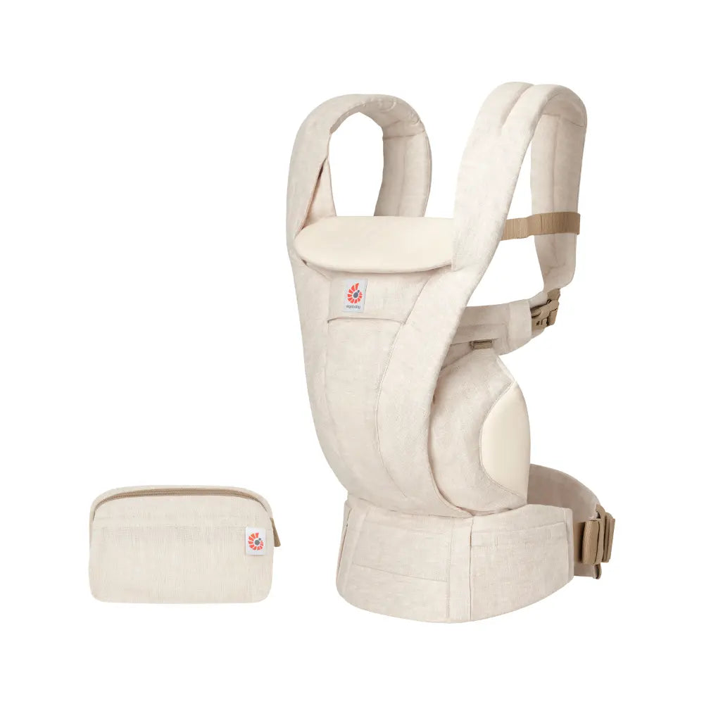 Ergobaby Omni Deluxe Baby Carrier, Lightweight Breathable Soft Mesh Fabric, Enhanced Back Lumbar Support, Adjustable Waistbelt & Cross Straps, Privacy Hood, 4 Carry Positions, 6 Storage Pockets, 3-20Kgs, 0 - 4 Years