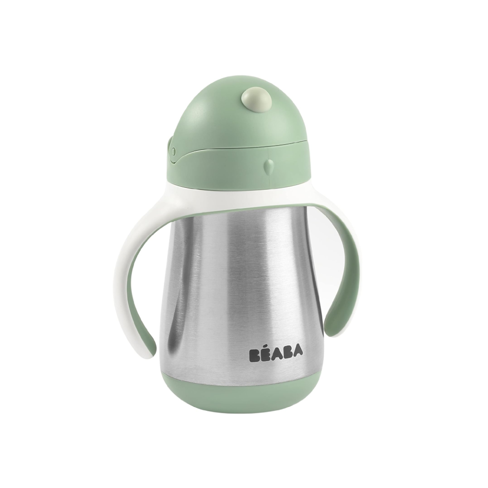 Beaba Stainless Steel Straw Cup - 250 ml