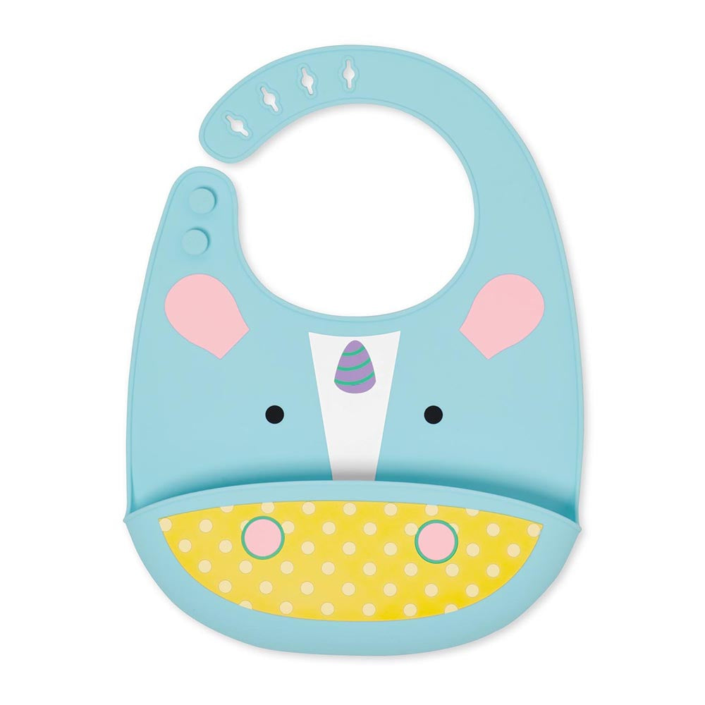 Skip Hop Zoo Fold & Go Silicone Bib