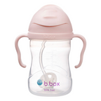 B.Box Weighted Straw Sippy Cup (240ml) - No Leak Design, Flip-Top Lid & Easy-Grip Handles