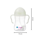 B.Box Weighted Straw Sippy Cup (240ml) - No Leak Design, Flip-Top Lid & Easy-Grip Handles