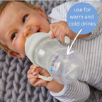 B.Box Weighted Straw Sippy Cup (240ml) - No Leak Design, Flip-Top Lid & Easy-Grip Handles