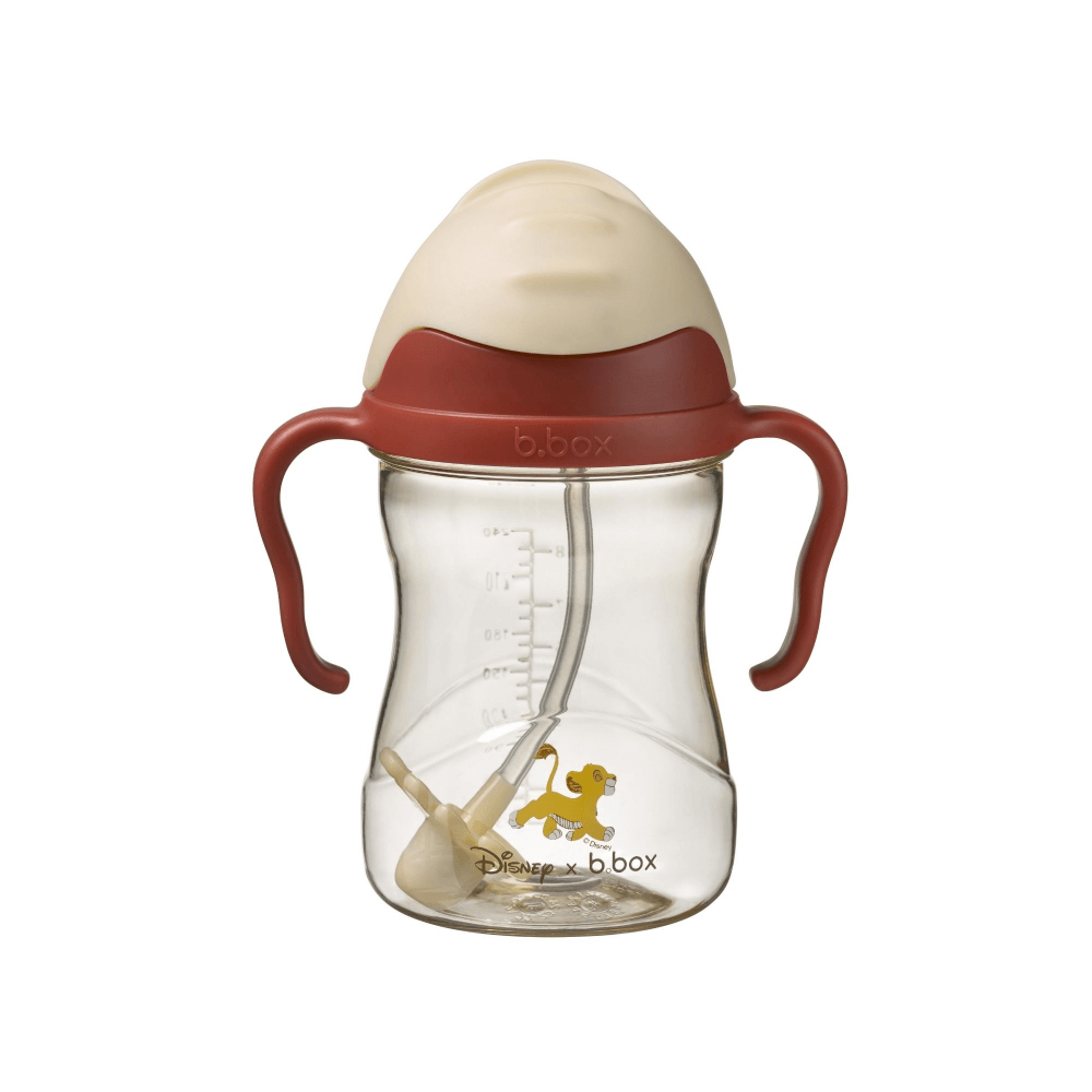 B.Box Disney Sippy Cup | For babies, 240ml, Leak-Proof with Weighted Straw, BPA-Free – Multicolor (6m+)