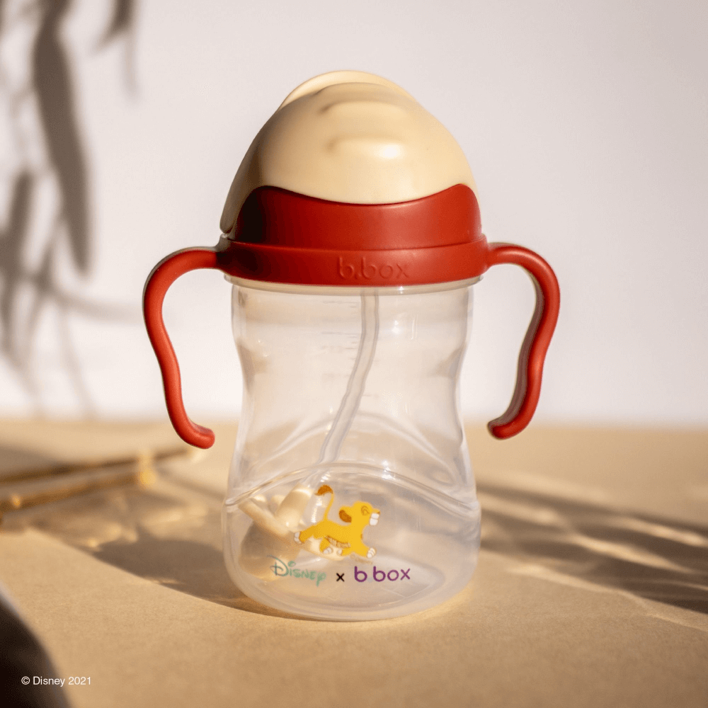B.Box Disney Sippy Cup | For babies, 240ml, Leak-Proof with Weighted Straw, BPA-Free – Multicolor (6m+)