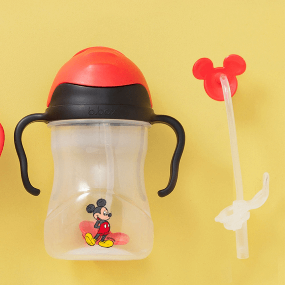B.Box Disney Sippy Cup | For babies, 240ml, Leak-Proof with Weighted Straw, BPA-Free – Multicolor (6m+)