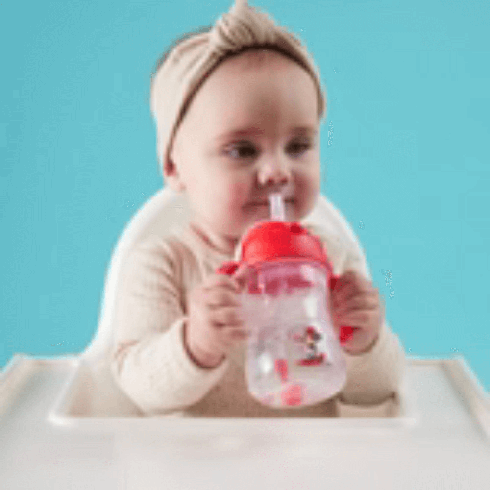 B.Box Disney Sippy Cup | For babies, 240ml, Leak-Proof with Weighted Straw, BPA-Free – Multicolor (6m+)