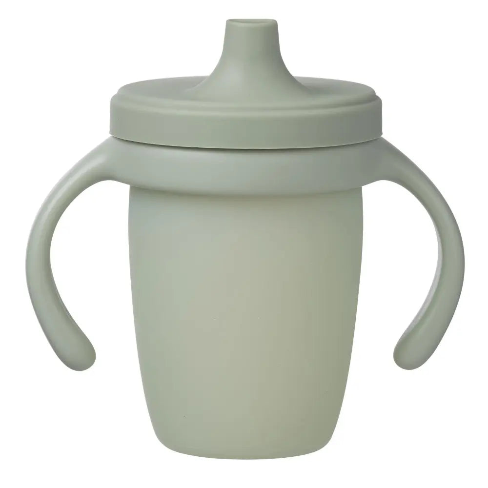 B.Box Soft Silicone Spout Cup - Spill Proof & Transition Friendly with Removable Lid & Handles 240ml Capacity