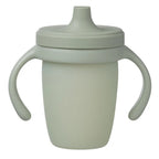 B.Box Soft Silicone Spout Cup - Spill Proof & Transition Friendly with Removable Lid & Handles 240ml Capacity