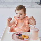 B.Box Soft Silicone Spout Cup - Spill Proof & Transition Friendly with Removable Lid & Handles 240ml Capacity