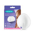Lansinoh Washable Nursing Pads for Breastfeeding Moms - 4 Reusable Breast Pad for Every Day and Night Use, Quick & High Absorption, Includes Mesh Wash Bag (White)