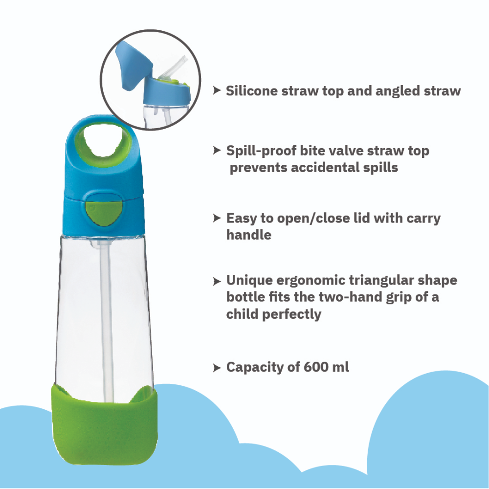 B.Box Tritan Straw Drink Bottle - 600ml