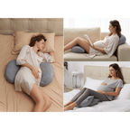 Momcozy Maternity Accessory Portable Maternity Pillow - Grey