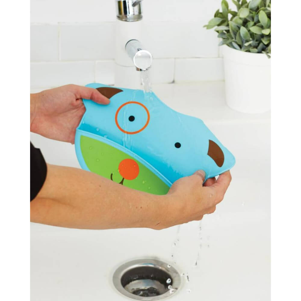 Skip Hop Zoo Fold & Go Silicone Bib