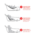 Skip Hop Moby Smart Sling Non Slip 3 Stage Bath Tub