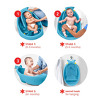 Skip Hop Moby Smart Sling Non Slip 3 Stage Bath Tub