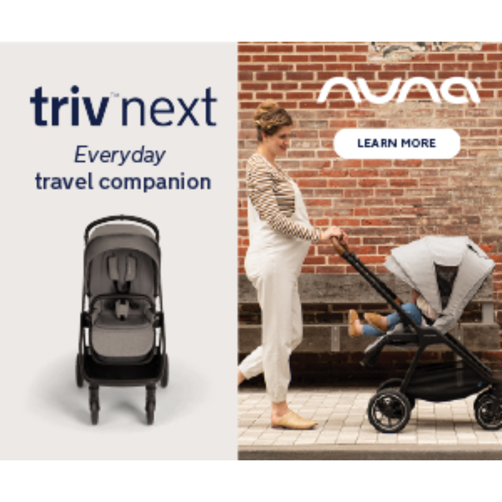 Nuna TRIV Next Reversible Seat Stroller with Flat Recline|Height Adjustable Handle Bar|All Terrain|All Wheel Suspension|One Hand Fold|Rain Cover & Post Adaptors|0 to 4Y (Upto 22Kg) - Granite