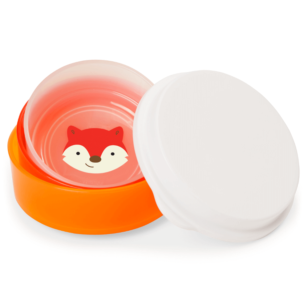 Skip Hop Zoo Smart Serve Non-Slip Bowls - Fox