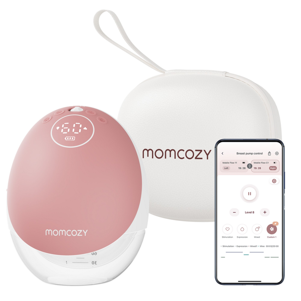 Momcozy Wearable Breast Pump M9 - Single - Cozy Red