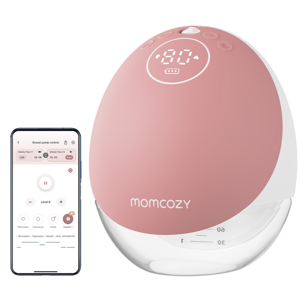 Momcozy Wearable Breast Pump M9 - Single - Cozy Red