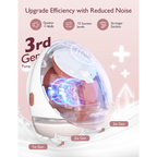 Momcozy Wearable Breast Pump M9 - Single - Cozy Red