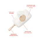 Skip Hop Grab & Go Snug Seal Wipes Case - Grey