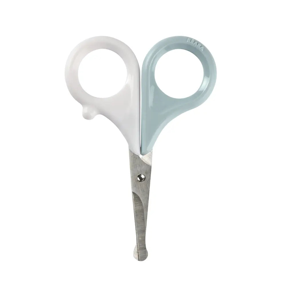 Beaba Nail Scissors for Newborns & Toddlers with a Rounded Blade, Easy Grip Handle, Nail Care & Grooming Accessory for Babies