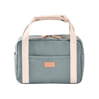 Beaba Mini Paris Baby Diaper Bag – Multifunctional Travel Baby Bag with 5L Capacity, Multi-Pocket Organizer with Stroller Clips, 100% Cotton, Ideal for Moms & Dads