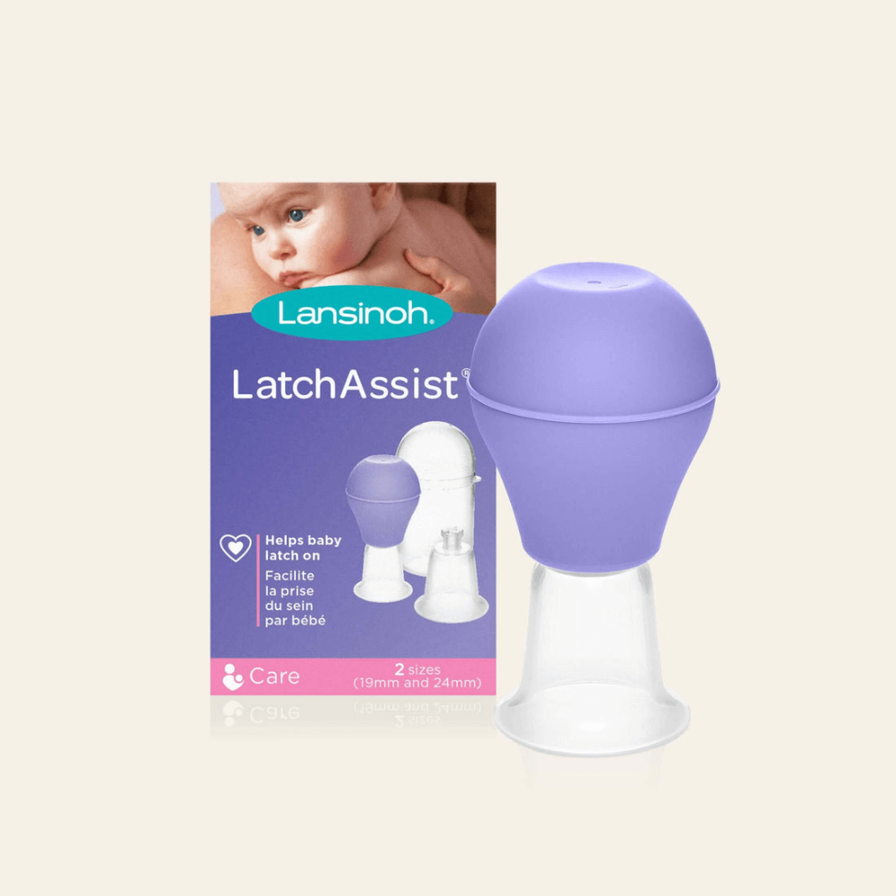 Lansinoh Latch Assist Non-Toxic Nipple Everter with Case for Breastfeeding Mums, Offers Temporary Correction of Flat or Inverted Nipples